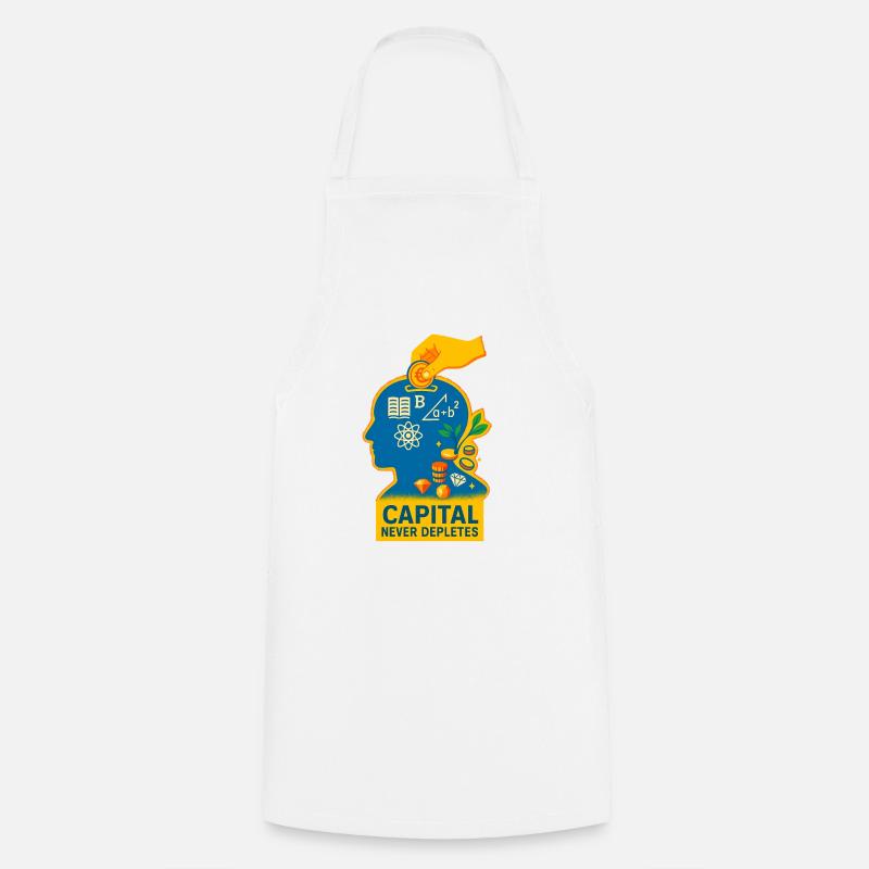 Capital Sparks Knowledge - Cooking Apron - white