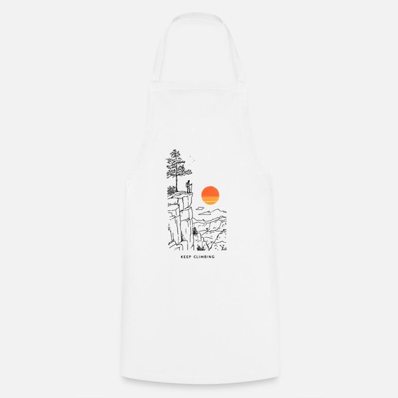 Cercle du Soleil Couchant - Tablier de cuisine - blanc