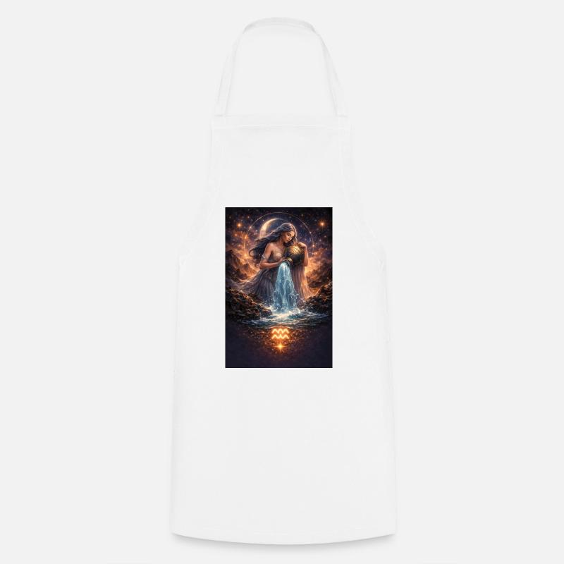 Verseau - Tablier de cuisine - blanc