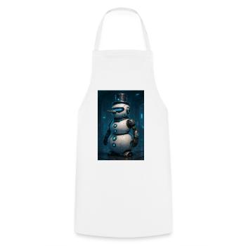 RockyZoo21 - Cooking Apron - white - Front - AI Model Male 185 dark (185cm)