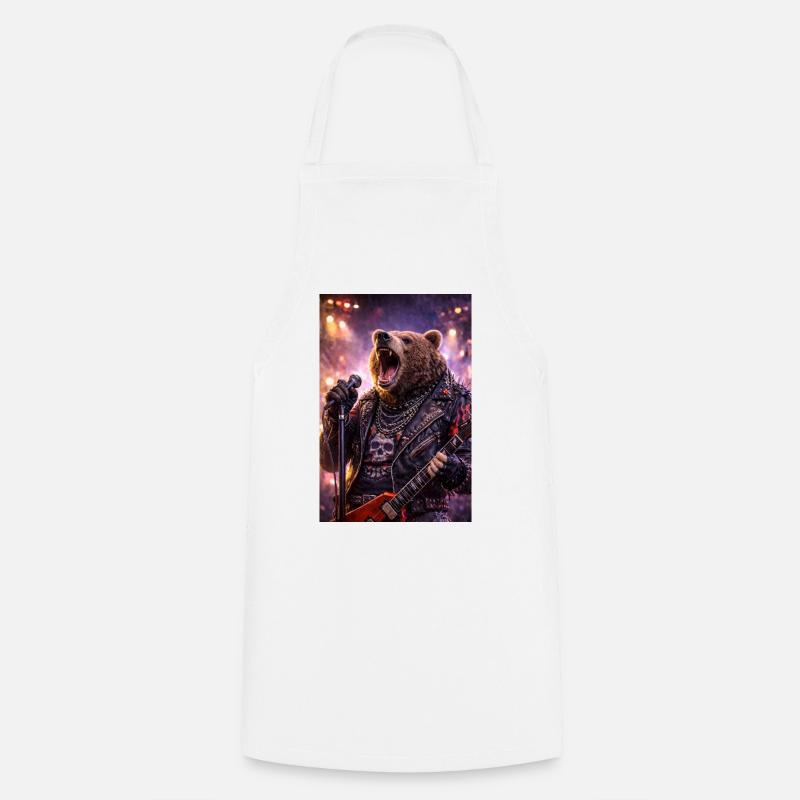 RockyZoo40 - Tablier de cuisine - blanc