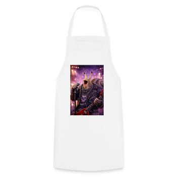 RockyZoo60 - Cooking Apron - white - Front - AI Model Male 185 dark (185cm)