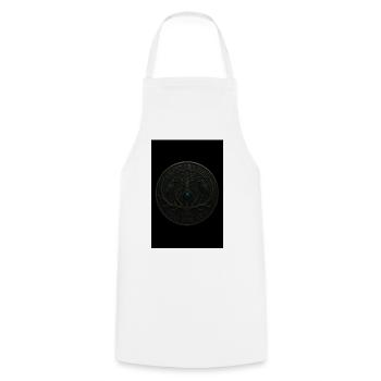 Ordo Ab Chao - Ego Sum Lex - Cooking Apron - white - Front - AI Model Male 185 dark (185cm)