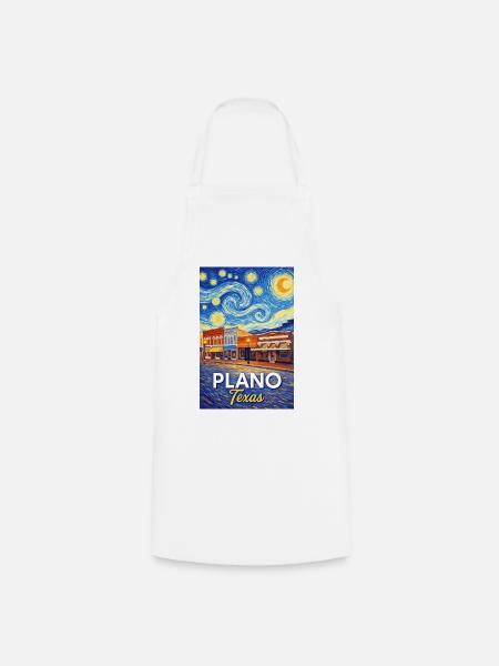 Plano, Texas - Kochschürze - Weiß