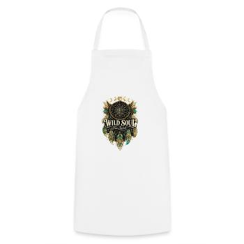 Wild Soul Dreamcatcher Free Spirit - Cooking Apron - white - Front - AI Model Male 185 dark (185cm)