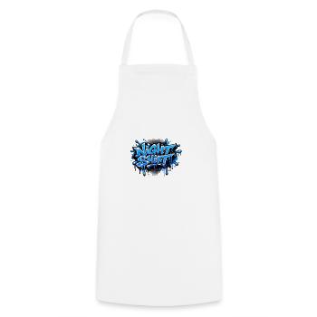 NIGHT SHIFT Graffiti Streetwear Design - Kochschürze - Weiß - Vorne - AI Model Male 185 dark (185cm)