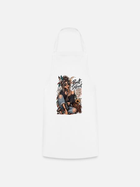 Boho-Kaffee-Träumer - Kochschürze - Weiß