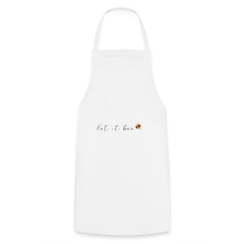 Let it bee Bee Bees Honey Beekeeper Beekeeper Idea - Cooking Apron - white - Front - AI Model Male 185 dark (185cm)