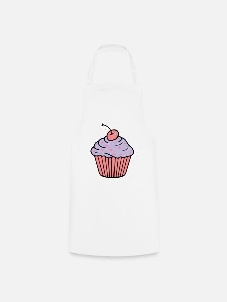 Cupcake - Cooking Apron - white