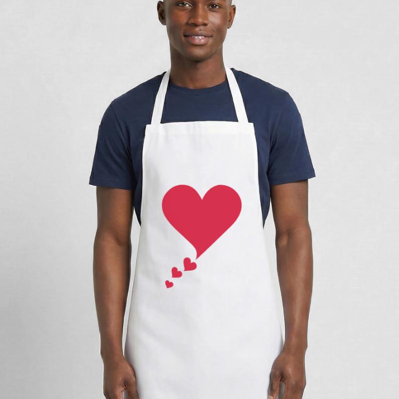 Text bubble hearts, comic bubble, speech bubble, Cooking Apron
