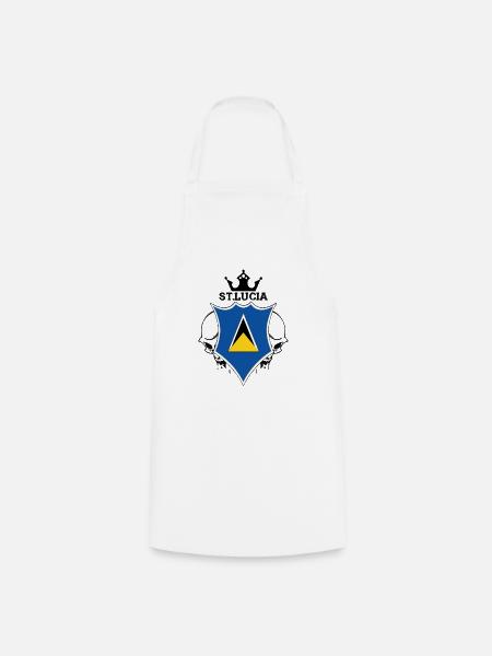 St. Lucia - Kochschürze - Weiß