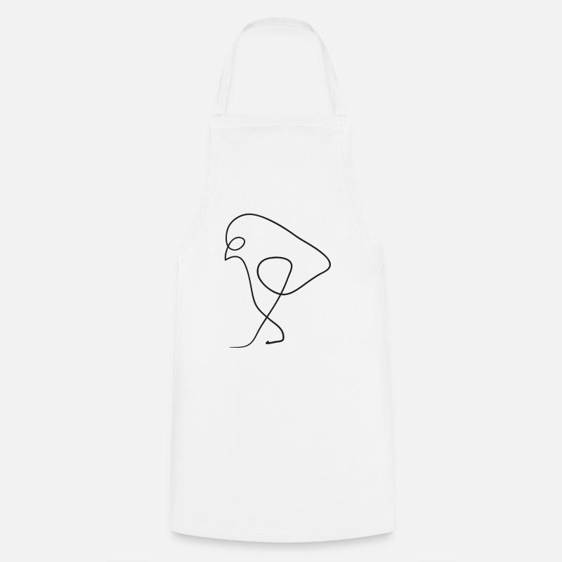 Bird - Cooking Apron - white