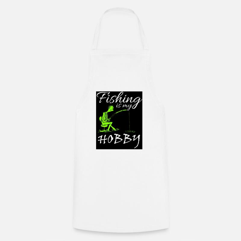 FISHING - Cooking Apron - white