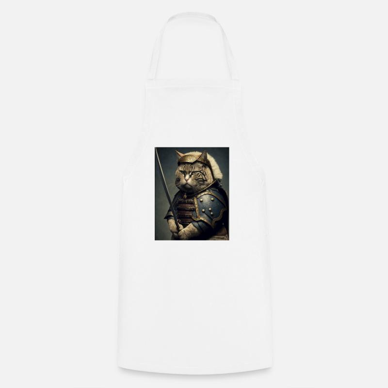 Chatmurai 18 - Cooking Apron - white