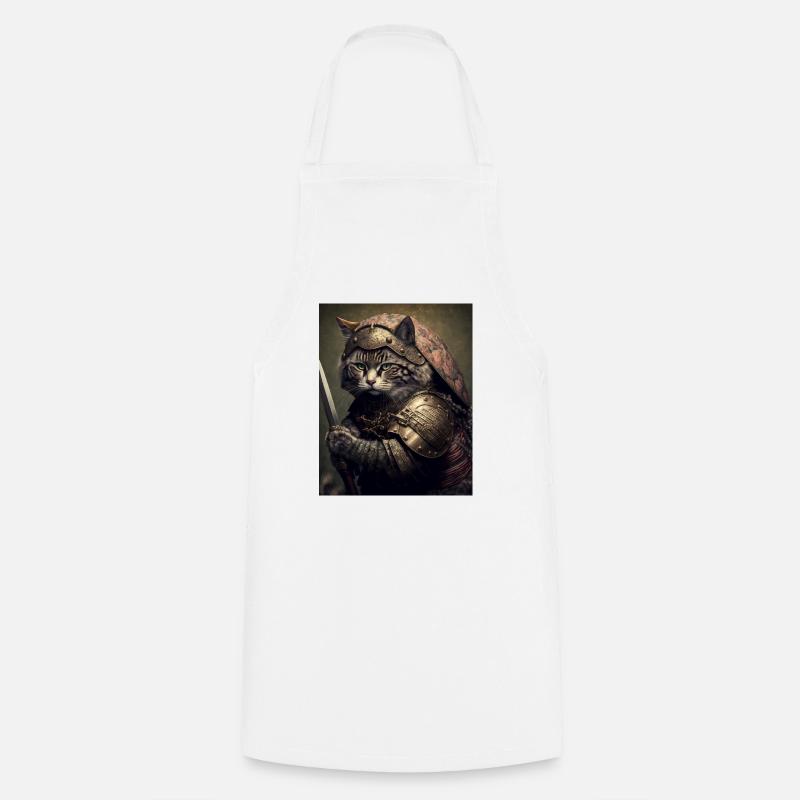 Chatmurai 13 - Cooking Apron - white