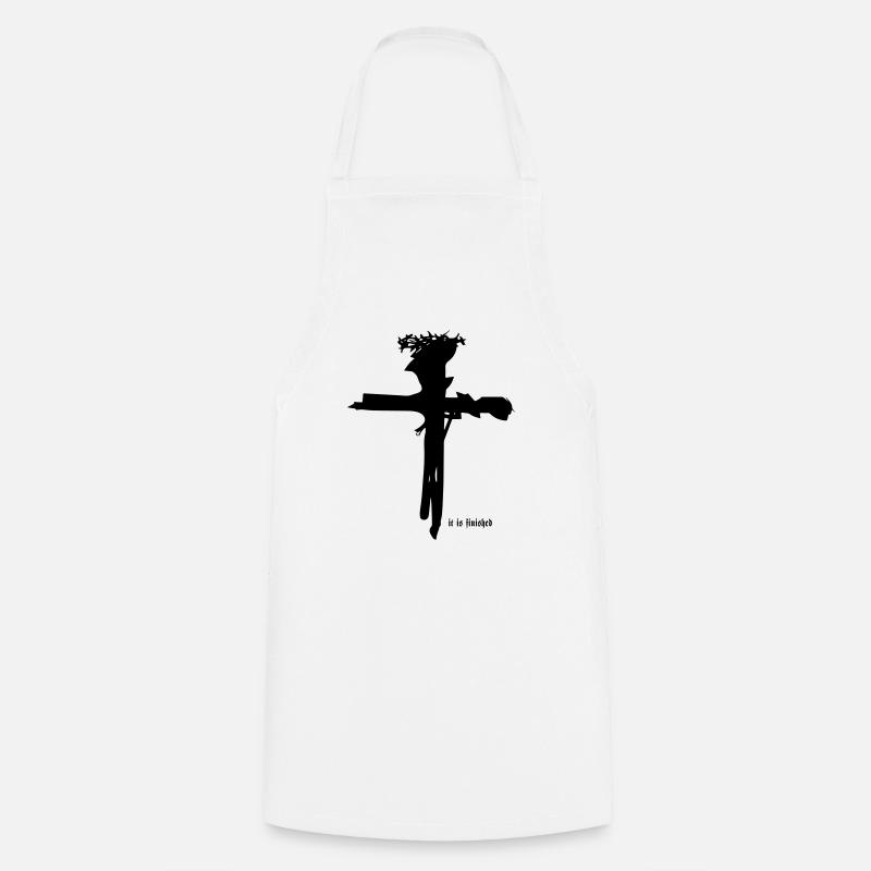 Croix de Jésus - Tablier de cuisine - blanc