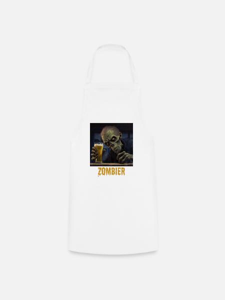 Zombier - Kochschürze - Weiß
