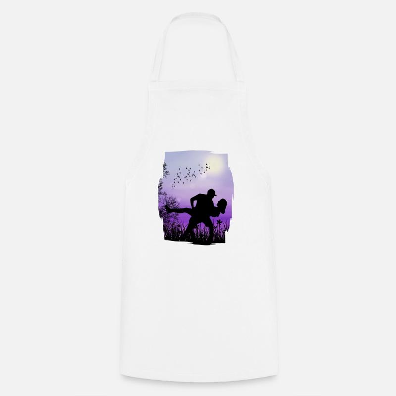 valentine LOVE - Cooking Apron - white