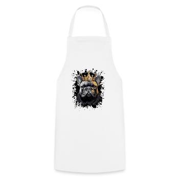 Chien Chien Animal - Tablier de cuisine - blanc - Devant - AI Model Male 185 dark (185cm)