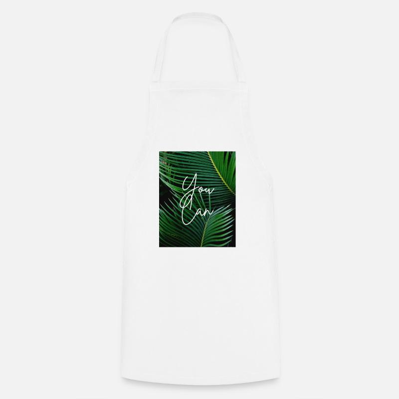 YOU CAN - Cooking Apron - white