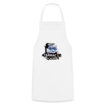 TARMAC QUEEN 306 MAXI TEE SHIRT - Tablier de cuisine - blanc - Devant - AI Model Male 185 dark (185cm)