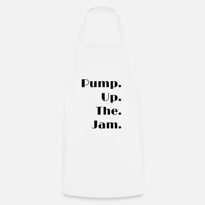 PUMP UP THE JAM - Kochschürze - Weiß