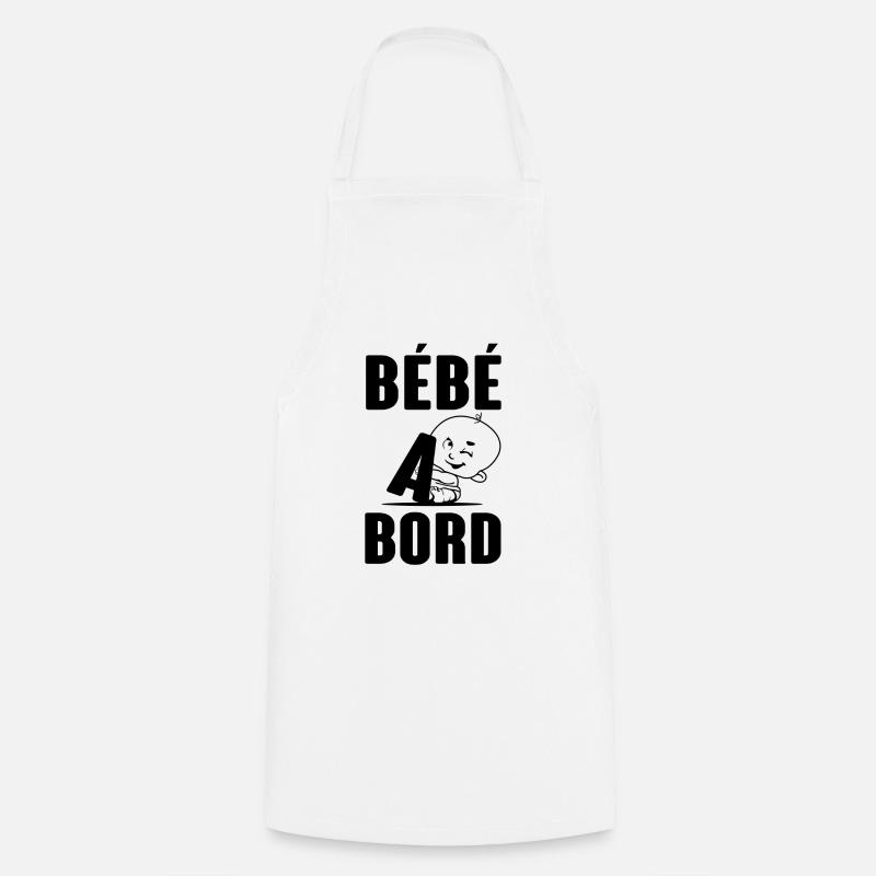 Bebe a Bord - Tablier de cuisine - blanc