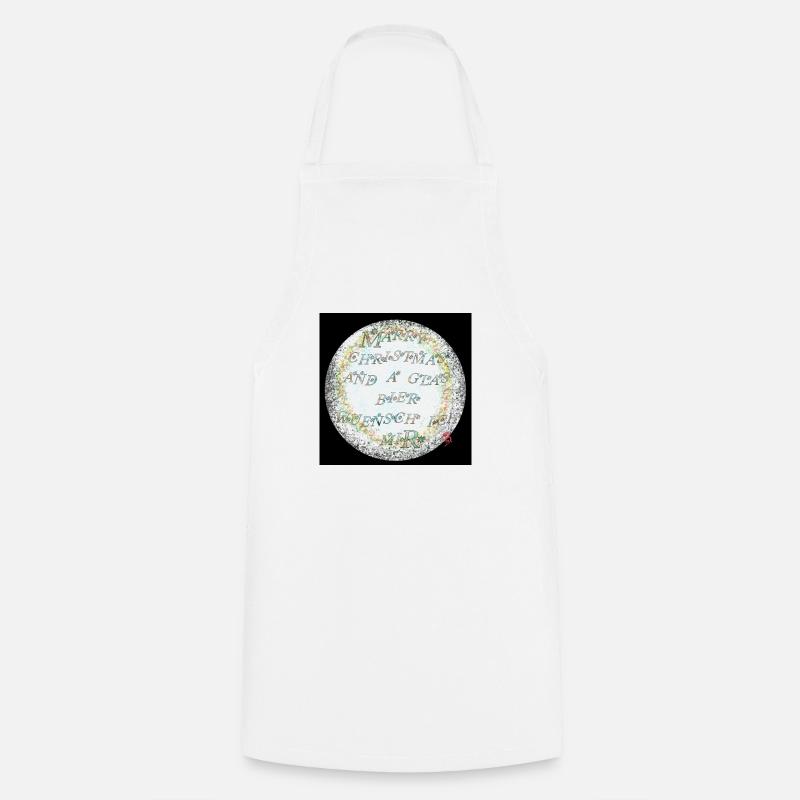 Noël - Tablier de cuisine - blanc