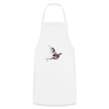 schwalbe rosa vogel Geschenk Valentinstag - Kochschürze - Weiß - Vorne - AI Model Male 185 dark (185cm)