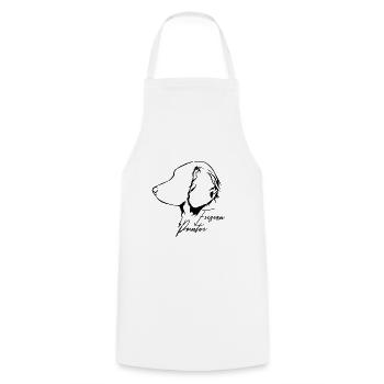 FRISIAN POINTER Profil Chiens Wilsigns - Tablier de cuisine - blanc - Devant - AI Model Male 185 dark (185cm)