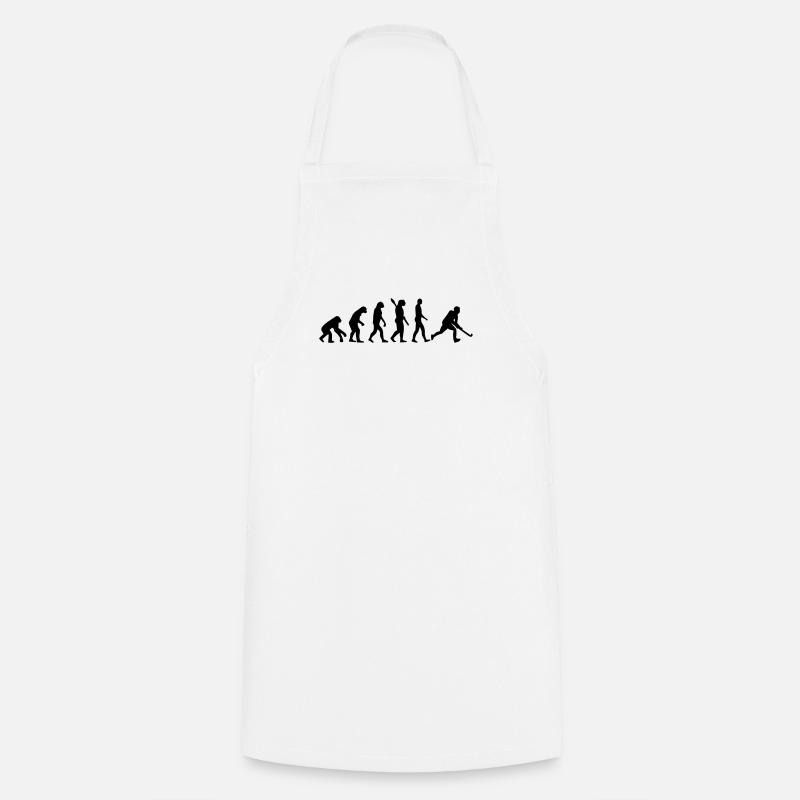 HOCKEY EVOLUTION! - Cooking Apron - white