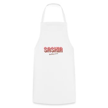 Saskia - Tablier de cuisine - blanc - Devant - AI Model Male 185 dark (185cm)