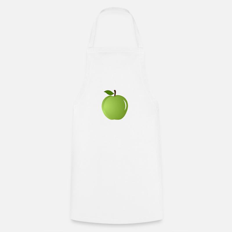 Apfel - Kochschürze - Weiß