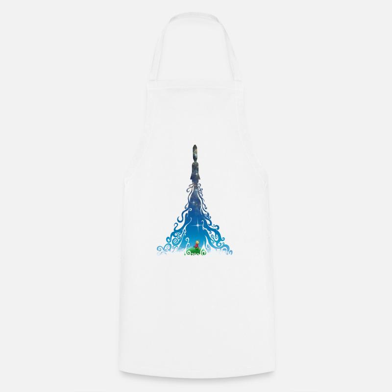 rêves Rocket - Tablier de cuisine - blanc