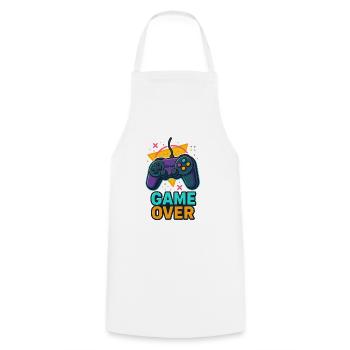 Fin de Partie - Tablier de cuisine - blanc - Devant - AI Model Male 185 dark (185cm)
