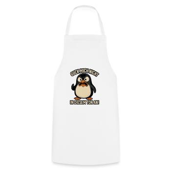 Ne me regarde pas dans ce ton drôle d’oiseau - Tablier de cuisine - blanc - Devant - AI Model Male 185 dark (185cm)