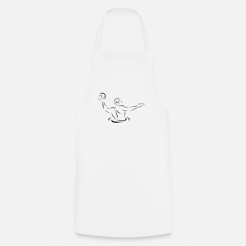 water polo - Cooking Apron - white