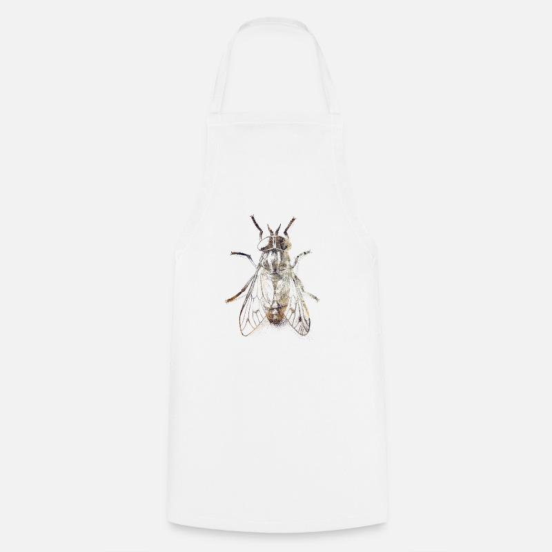 Mouche - Tablier de cuisine - blanc