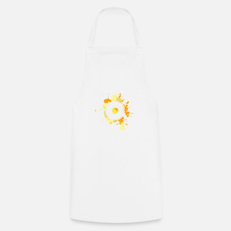 Vinyle - Tablier de cuisine - blanc