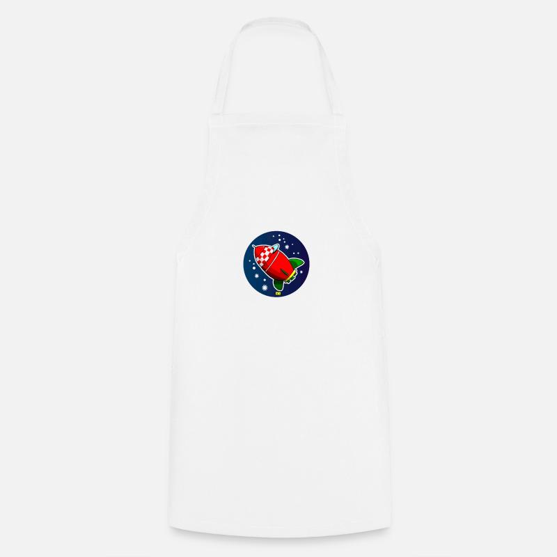 Rocket02 - Tablier de cuisine - blanc