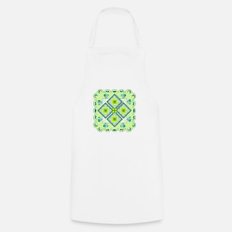 Mather Nature 🐢 - Tablier de cuisine - blanc