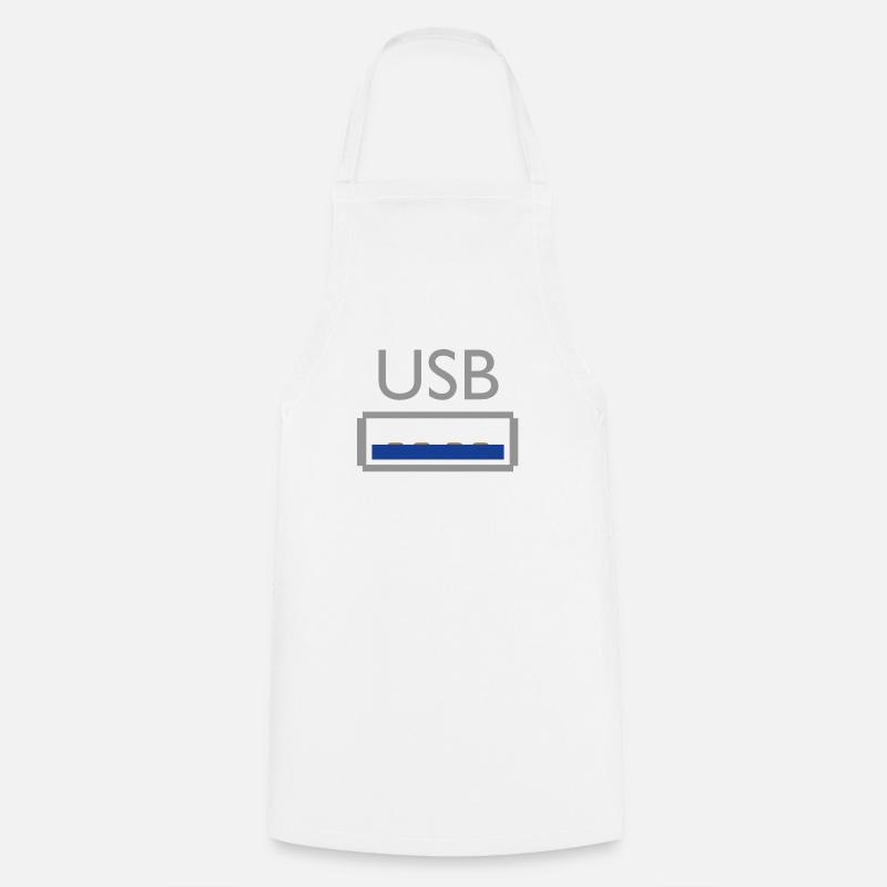 USB - Cooking Apron - white