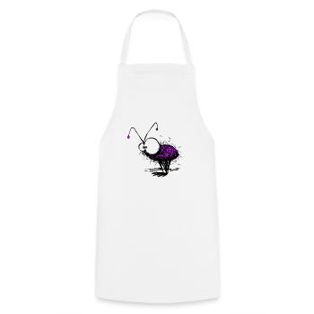 Mayfly Funny illustration - Cooking Apron - white - Front - AI Model Male 185 dark (185cm)