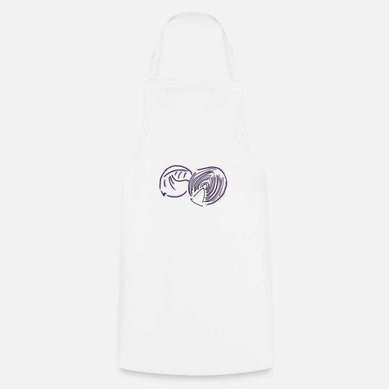 Chou rouge - Tablier de cuisine - blanc