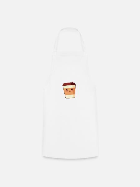 Coffee - Kochschürze - Weiß