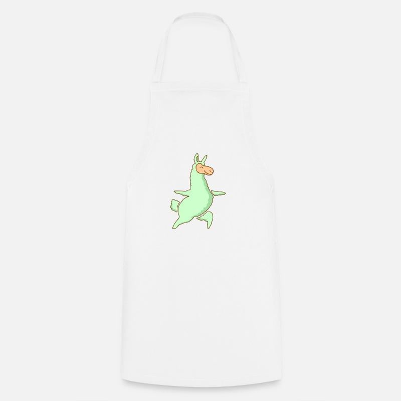 lama - Cooking Apron - white