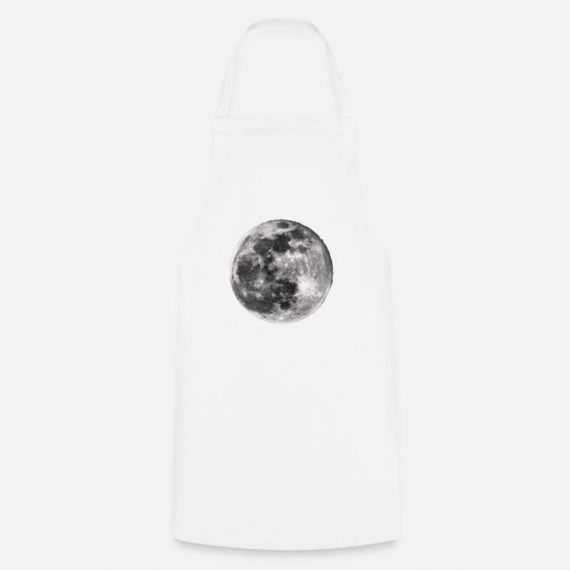 lune - Tablier de cuisine - blanc
