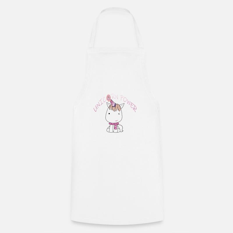 Puissance de la licorne - Tablier de cuisine - blanc