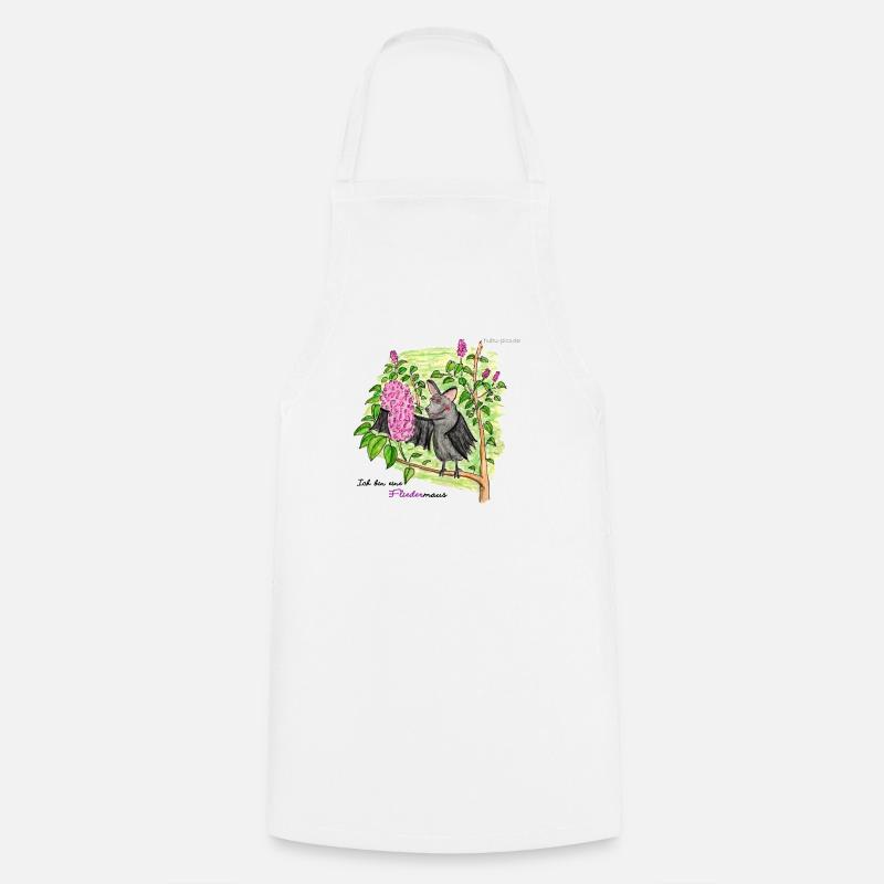 Lilac mouse - Cooking Apron - white