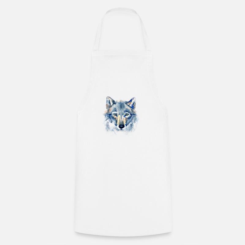 Art Wolf - Tablier de cuisine - blanc